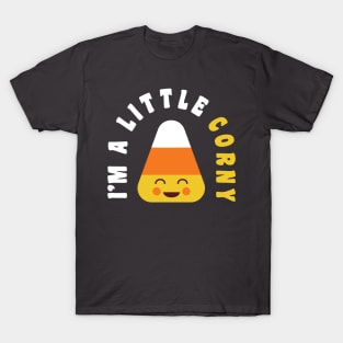 Halloween Candy Corn Kawaii I'm A Little Corny T-Shirt